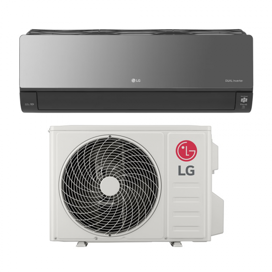 LG sieninis oro kondicionierius ARTCOOL Mirror 2.5/3.3 kW