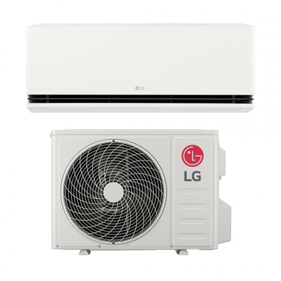 LG bevėjis sieninis oro kondicionierius DUALCOOL AI Deluxe Soft Air 3.5/3.7 kW
