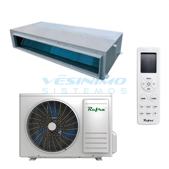 Refra kanalinis (ortakinis) oro kondicionierius RC, 5.3/5.9 kW