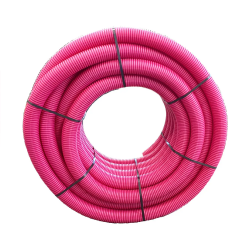 Lankstus, iš išorės gofruotas, antistatinis, antibakterinis ir antigrybelinis ortakis AGIX75, rožinės spalvos (50 metrų)