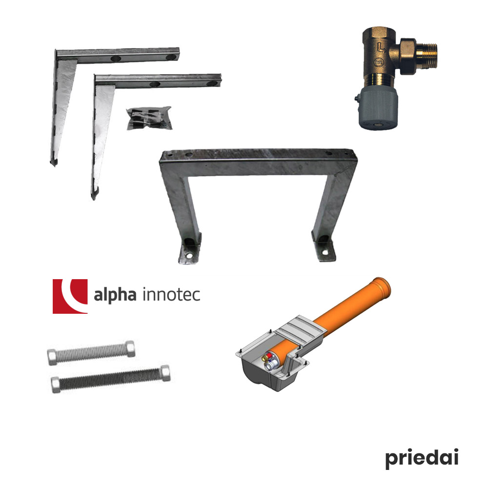 α ALPHA alpha innotec šilumos siurblys oras-vanduo be boilerio ECO