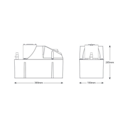 Aspen Pumps kondensato siurblys karštam vandeniui ECONOMY