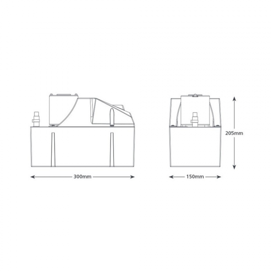 Aspen Pumps kondensato siurblys karštam vandeniui ECONOMY