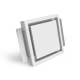 Kvadratinis gipsinis priglaistomas difuzorius ERGOVENT KVADRO - 100 mm (su sklende)