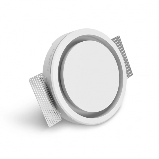 Apvalus gipsinis priglaistomas difuzorius ERGOVENT RONDO - 160 mm (su sklende)