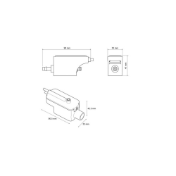SICCOM kondensato siurbliukas MAXI ECO FLOWATCH 40 l/h – 30 kW
