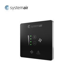 Systemair valdymo pultas SAVE LIGHT juodos spalvos