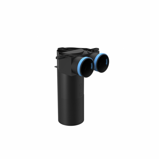 Antistatinė plastikinė difuzoriaus dėžutė 2xd75, d125