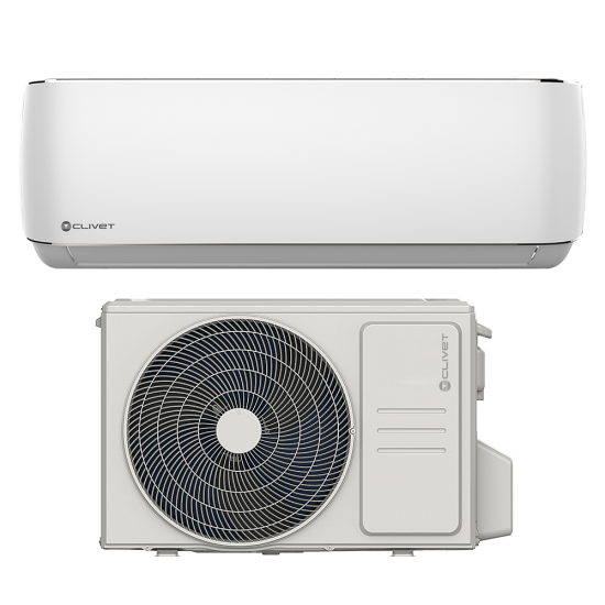 Clivet sieninis oro kondicionierius su šilumos siurblio funkcija Cristallo