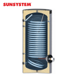 150 l Sunsystem emaliuotas vandens šildytuvas (boileris) šilumos siurbliams SWP N 150