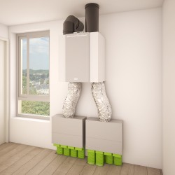 Plokštelinis Brink Renovent Excellent 400 Plus rekuperatorius