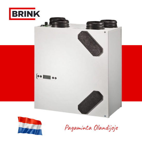 Plokštelinis Brink Renovent Excellent 180 rekuperatorius