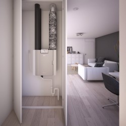 Plokštelinis Brink Flair 400 rekuperatorius