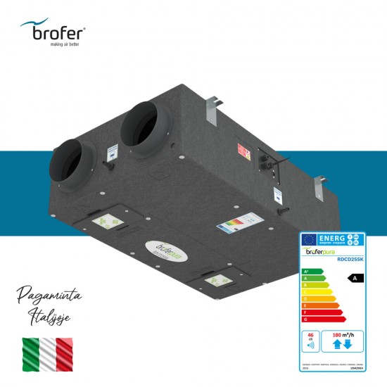 Rekuperatorius Brofer RDCD25SK