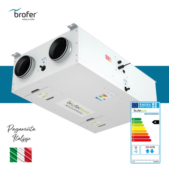 Rekuperatorius Brofer RDCD25SKHC