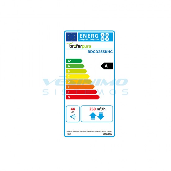Rekuperatorius Brofer RDCD25SKHC Rekuperatorius Brofer RDCD25SKHC
