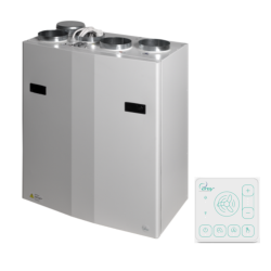 Rotacinis rekuperatorius ENSY WAVE AHU-300B su Wi-Fi ir Bluetooth valdikliu