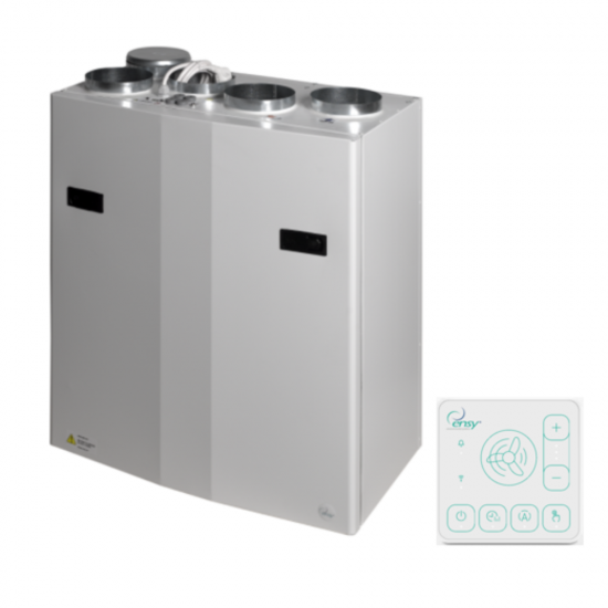 Rotacinis rekuperatorius ENSY WAVE AHU-300B su Wi-Fi ir Bluetooth valdikliu