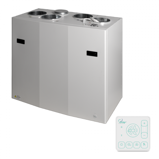 Rotacinis rekuperatorius ENSY WAVE AHU-400B su Wi-Fi ir Bluetooth valdikliu