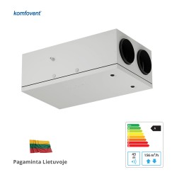 Rekuperatorius Komfovent Domekt R 150 F C8 – kompaktiškiausias DOMEKT įrenginys