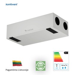 Rekuperatorius Komfovent Domekt CF 150 F C6M su EPP technologija - geresnė šilumos izoliacija be šalčio tiltelių Rekuperatorius Komfovent Domekt CF 150 F C6M su EPP technologija - geresnė šilumos izoliacija be šalčio tiltelių