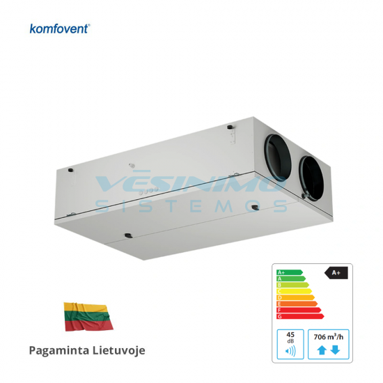 Rekuperatorius Komfovent Domekt CF 700 F C6M Rekuperatorius Komfovent Domekt CF 700 F C6M