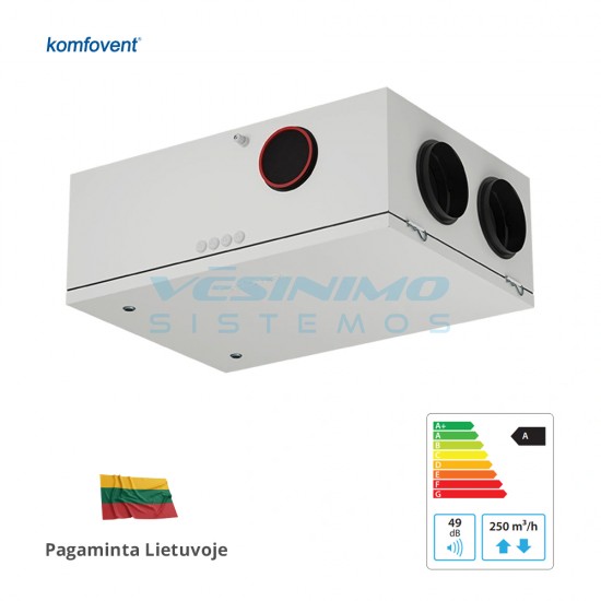 Rekuperatorius Komfovent Domekt R 250 F C8 Rekuperatorius Komfovent Domekt R 250 F C8