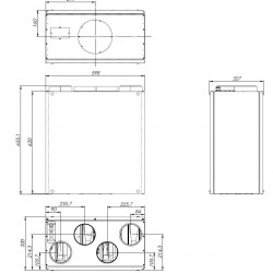 Rekuperatorius SALDA Smarty 2R VER / VEL PLUS