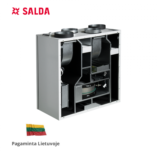 Rekuperatorius SALDA Smarty 2R VER / VEL