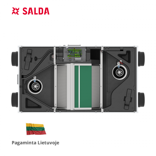 Rekuperatorius SALDA Smarty 3X P 1.2