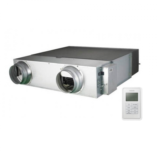 Plokštelinis Samsung ERV AN100JSKLKN rekuperatorius su valdikliu