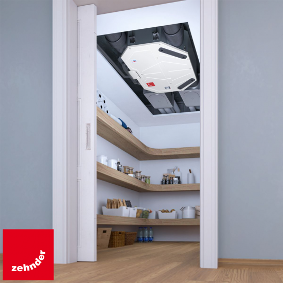 Plokštelinis rekuperatorius Zehnder ComfoAir Flex 250 HRV (integruotas LAN modulis)