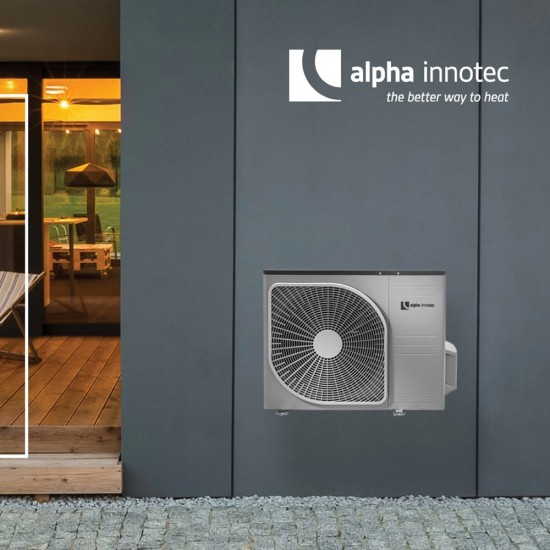 alpha innotec šilumos siurblys oras-vanduo su integruotu boileriu ECO LINE L6 SPLIT - HT 6 4-6 kW