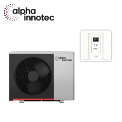 alpha innotec Hybrox SE 5 monoblokinis šilumos siurblys su sieniniu valdikliu HPC 40, 4 kW