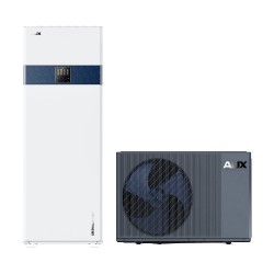 AUX šilumos siurblys oras-vanduo su integruotu boileriu ALL IN ONE, 16 kW (trifazis)