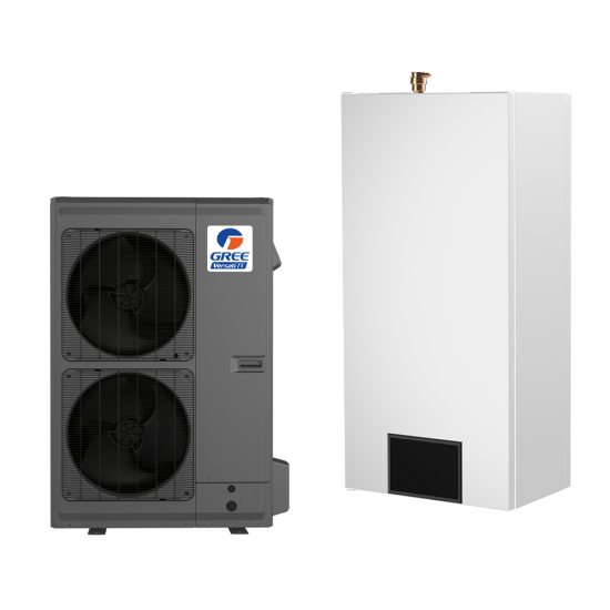 Gree šilumos siurblys oras-vanduo be boilerio VERSATI IV 14.6 kW (trifazis)