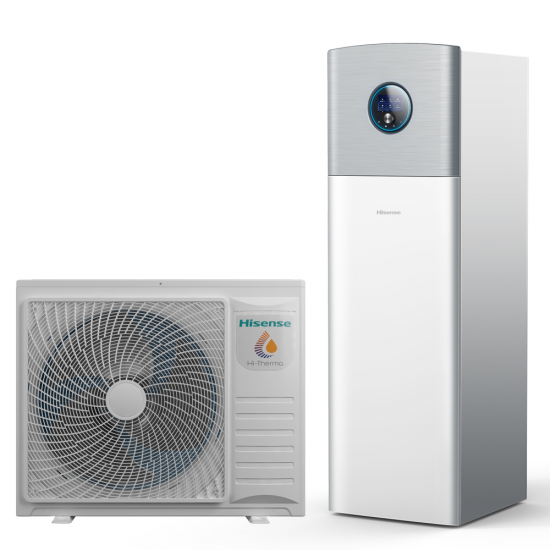 Hisense šilumos siurblys oras-vanduo su integruotu boileriu Hi-Therma 6 kW