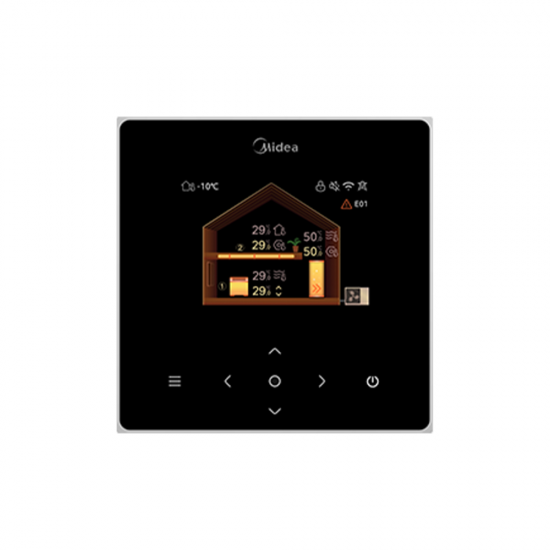 Midea monoblokinis šilumos siurblys oras-vanduo M-THERMAL ARCTIC NATURE 12.1 kW (trifazis)