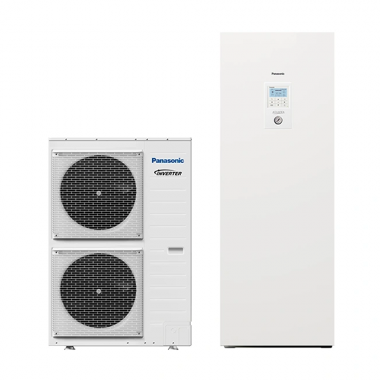 Panasonic šilumos siurblys oras-vanduo su integruotu boileriu Aquarea HP All in One (H karta) 12 kW (trifazis)