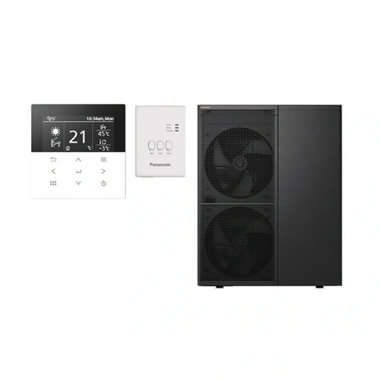 Panasonic monoblokinis šilumos siurblys oras-vanduo Aquarea T-CAP Stand alone (M karta) 25 kW (trifazis)