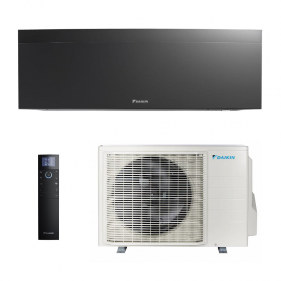 Daikin sieninis šilumos siurblys oras-oras NORDIC Emura juodos spalvos, 3.0/3.2 kW