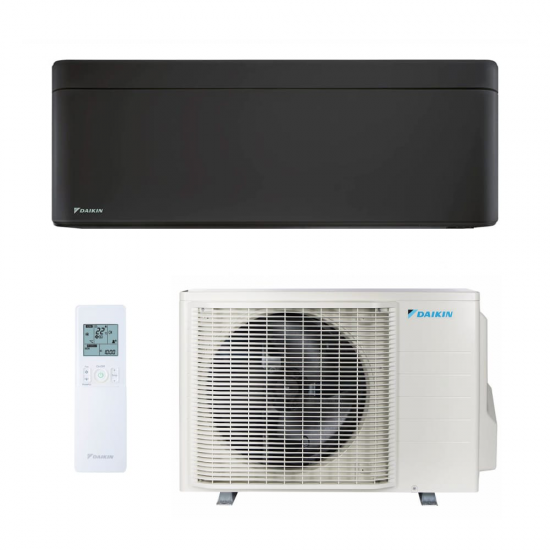 Daikin sieninis šilumos siurblys oras-oras NORDIC Stylish juodos spalvos, 3.0/3.2 kW