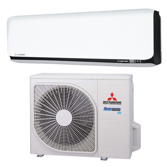 Mitsubishi Heavy Industries šilumos siurblys oras-oras SRK-ZSX Black & White, 2.0/2.7 kW
