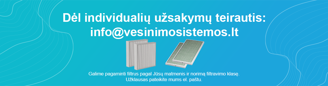 Rekuperatorių filtrai