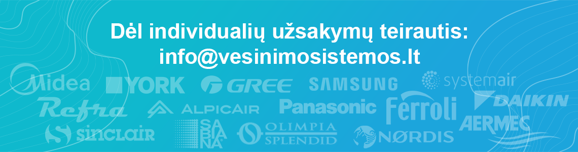 Kasetiniai ventiliatoriniai konvektoriai (fankoilai)