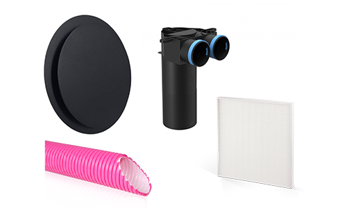 Vėdinimo sistemų medžiagos ir priedai